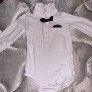 H&M mini tuxedo onesie
